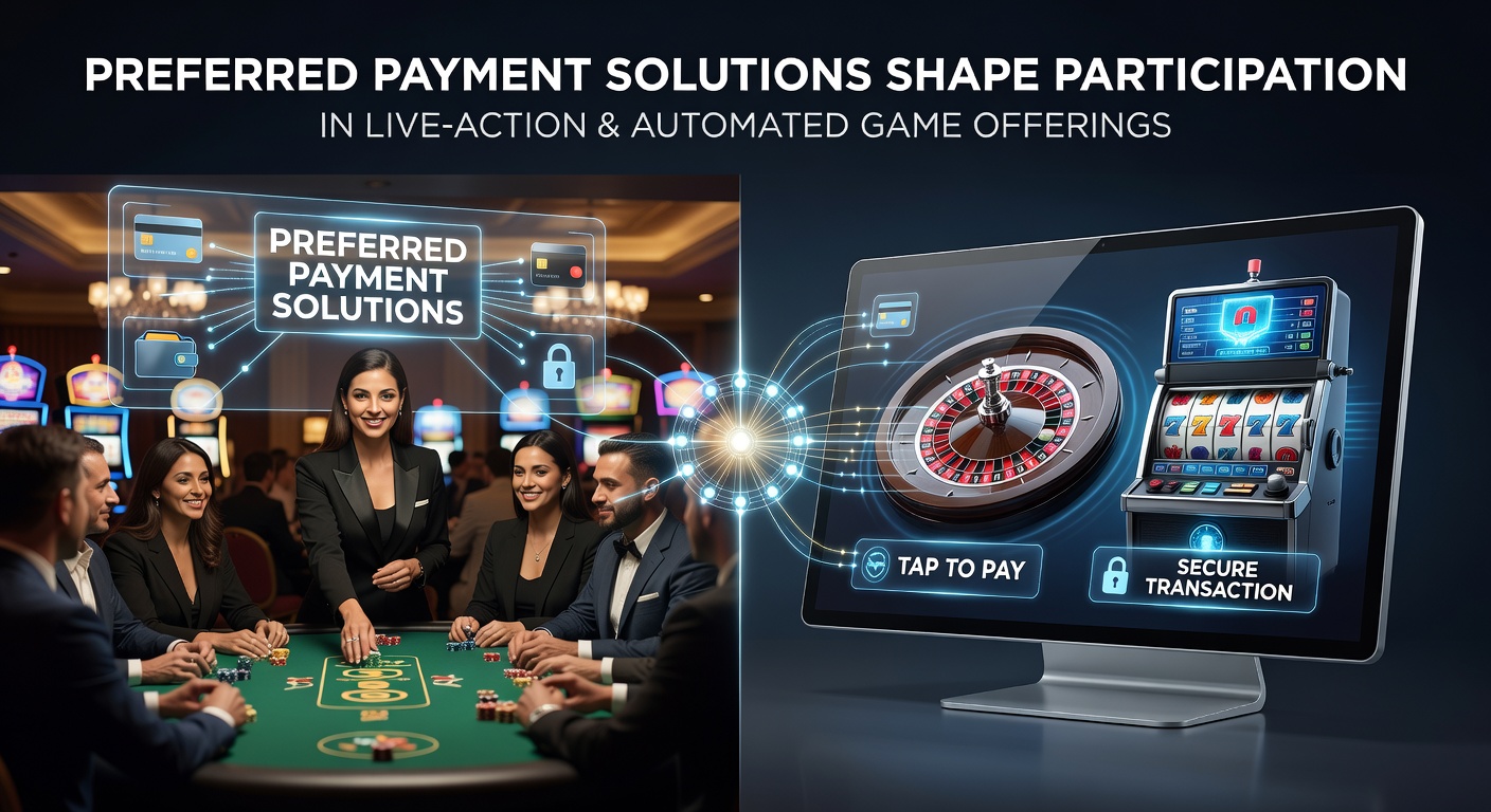 Comparison chart showing payment method adoption rates between live dealer games and automated casino offerings