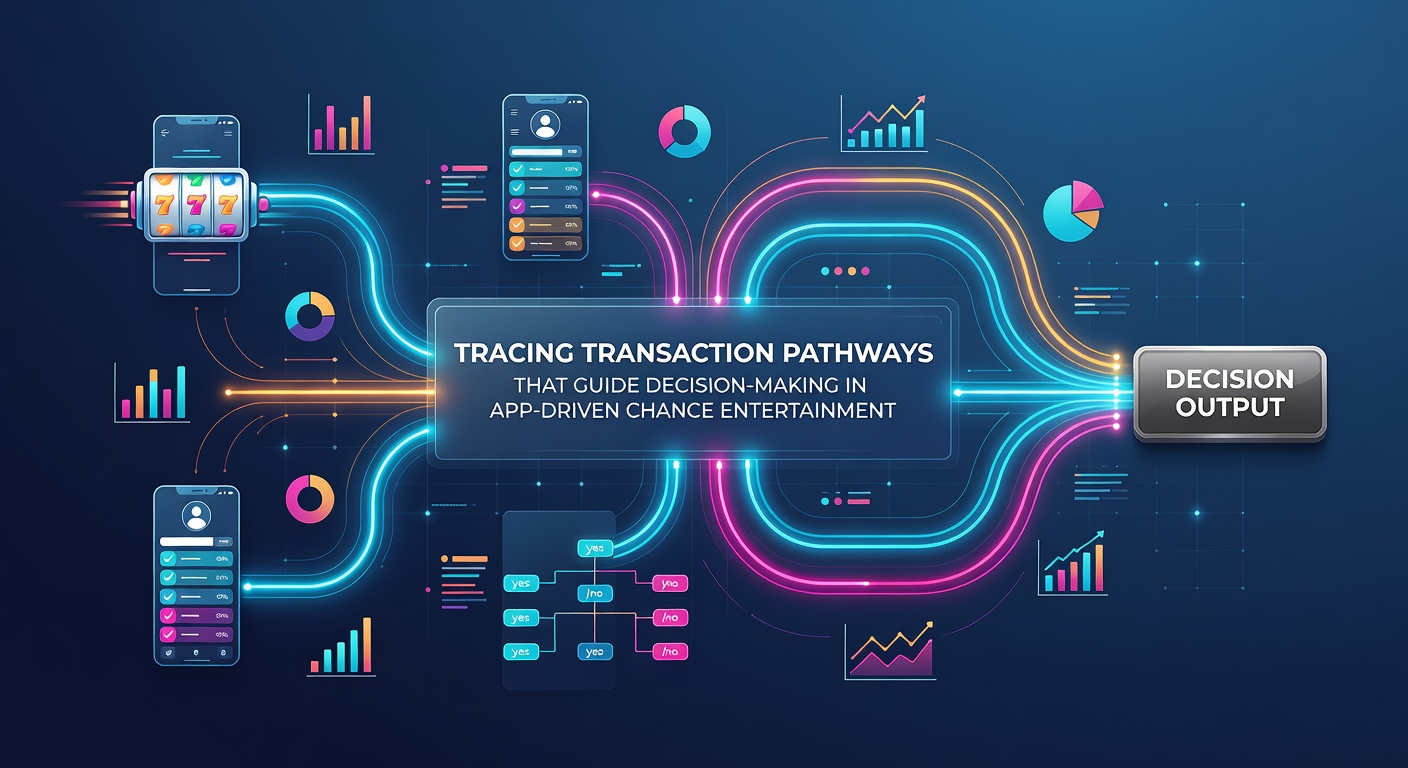 Flowchart illustrating transaction pathways and decision points in mobile chance entertainment apps
